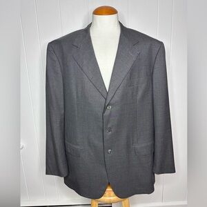 Gianluca Isaia Napoli Super 140s Checkered Blazer